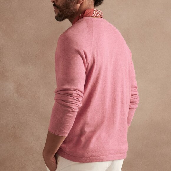 Banana Republic Livorno Silk-Linen Rolled Edge Sweater - Picture 10 of 11